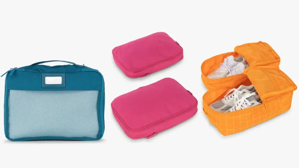 different types of packing cubes