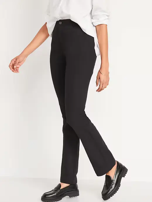 minimalist wardrobe essentials for women -High-Waisted Wow Boot-Cut Pants