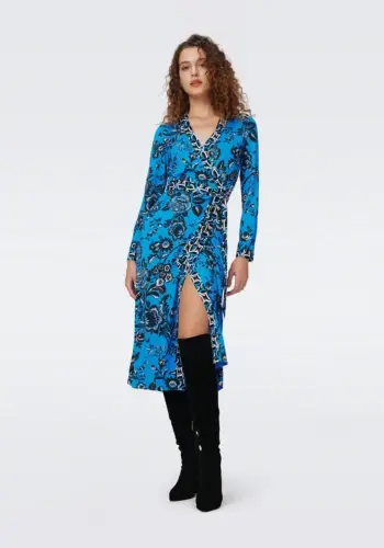 Phoenix Reversible Mesh Wrap Dress