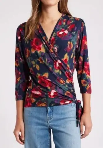 Floral Wrap Tops for Women