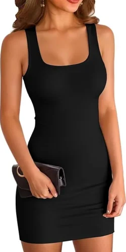 bodycon little black dress