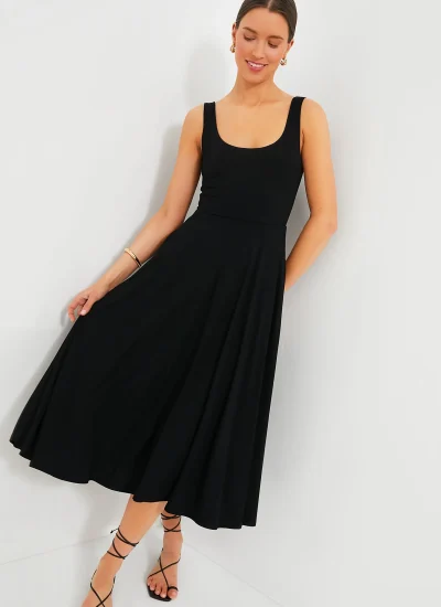 A-line little black dress