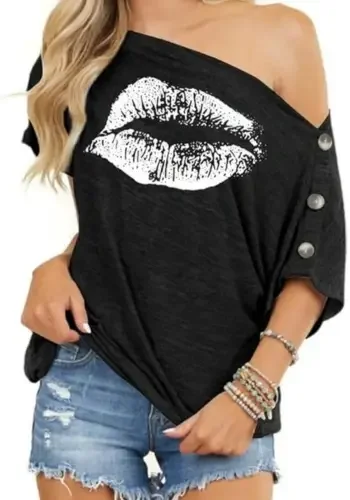 Womens Off Shoulder Tops Casual Summer