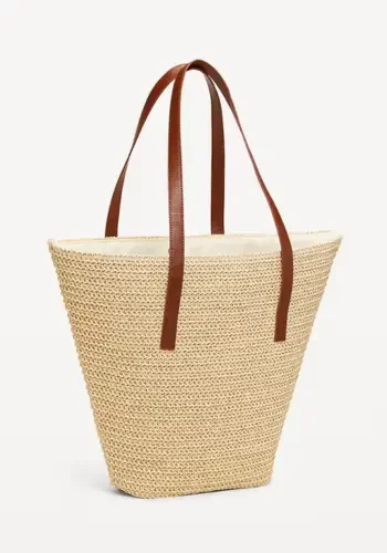 Straw Basket Tote