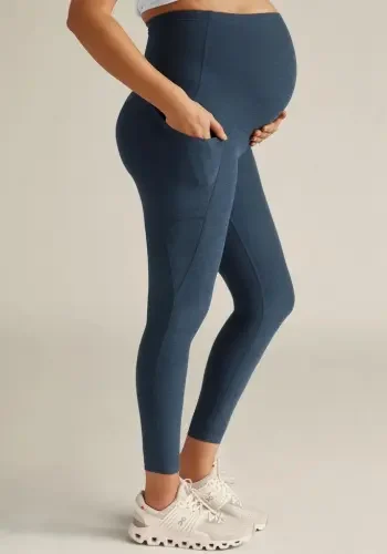 Spacedye Love the Bump Maternity Pocket Midi Legging