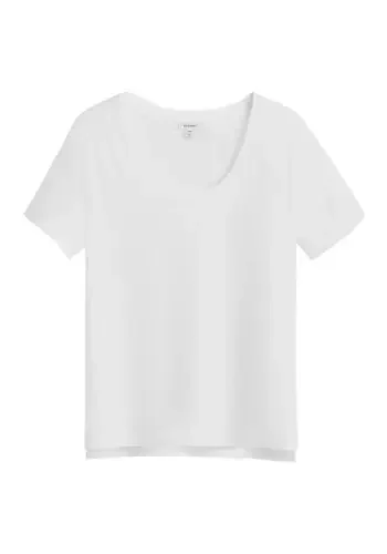 Pima Scoop Neck Tee